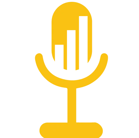 Icon eines Mikrofons, zum Thema Podcast Marketing